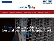 Tablet Screenshot of customcube.com